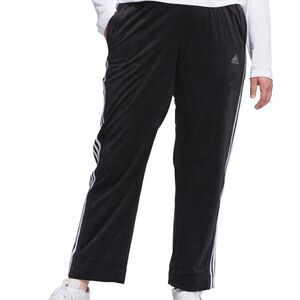 Adidas Plus Y2K Glam Velour Wide-Leg Track Pants- Size 3X